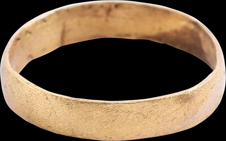 ANCIENT VIKING WEDDING RING C.1000 AD 5 3/4 (1 of 5)