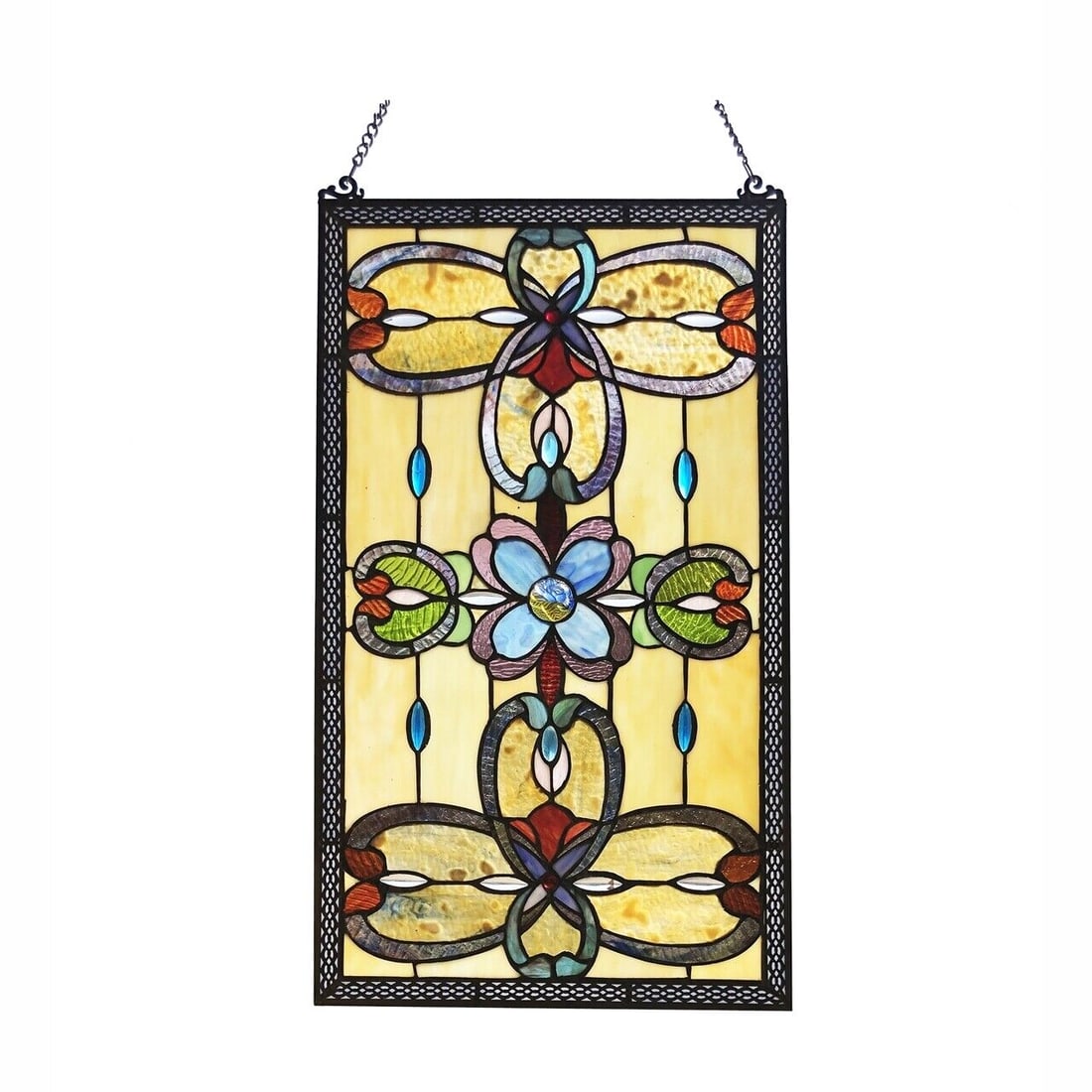 26" Stained Glass Window Hanging Panel Suncatcher (1 of 4)