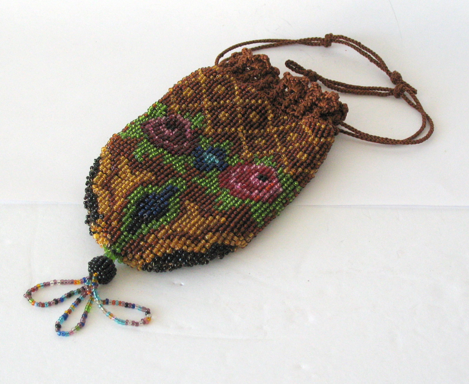 Antique Victorian beaded German flapper purse. (1 of 6)
