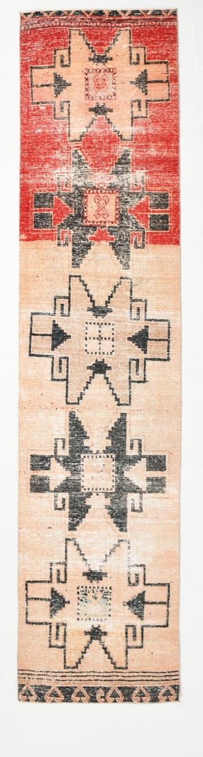 2' x 11' Vintage Turkish Runner Rug - 19561 (1 of 20)