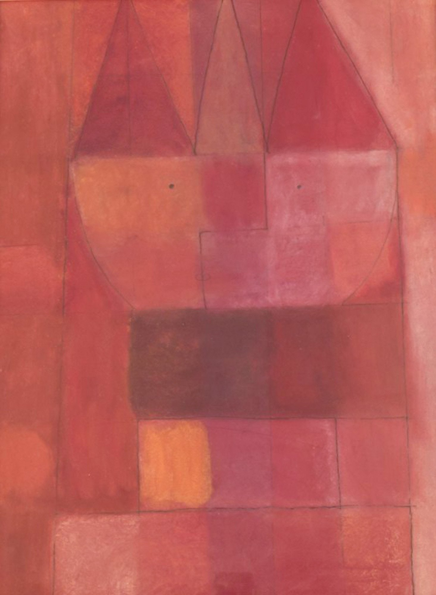 Hans Osswald (1919-1983), Swedish artist. Oil on board. Modernist composition. Mid 20th century.: Hans Osswald (1919-1983), Swedish artist. Oil on board. Modernist composition. Mid 20th century. Visible dimensions: 35 x 26 cm. Signed. In very good condition. 20 c. Scandinavian mid modern. Reserve: