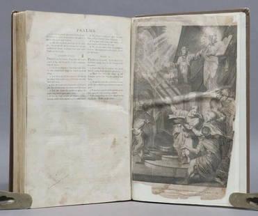 1798 BIBLE FIRST HOT PRESS EDITION LARGE FOLIO antique AMERICANA 18th cent. RARE: 1798 Folio Bible, First Hot Press Edition THE HOLY BIBLE Philadelphia: for John Thompson and Abraham Small, 1798 2 volumes. Folio: 16.5" x 10" Without the list of Subscribers (one leaf) and blank, els