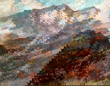 Oil painting Mountain landscape Fatyushenko Yu. P. (1 of 8)