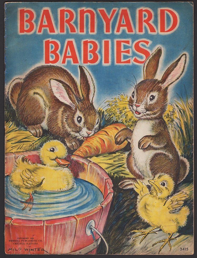Barnyard Babies, #3415 Milo Winter illust. - 1936 (1 of 6)