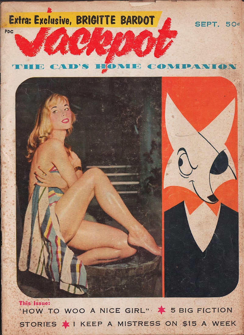 1958 Jackpot – early Playboy knockoff – w/Brigitte Bardot (1 of 1)
