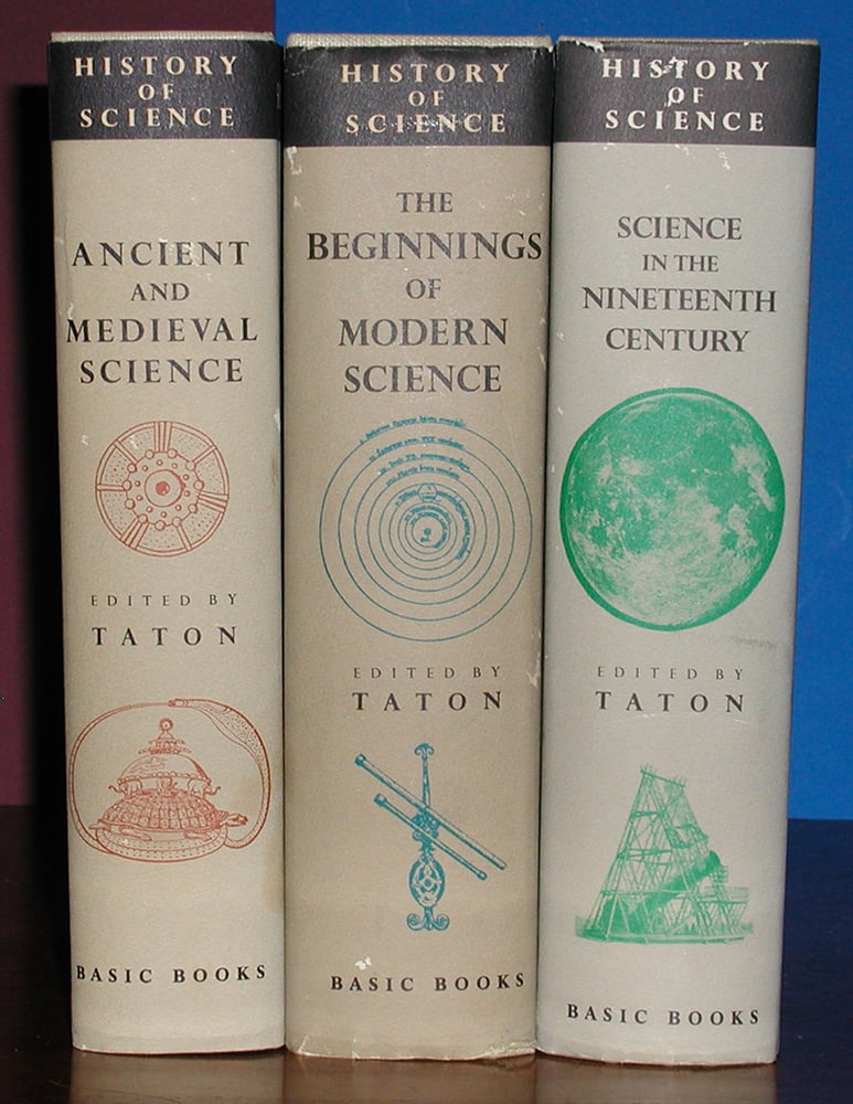 3vol. Hist. Of Science Ed. By Rene Taton Fine Cond. Auction