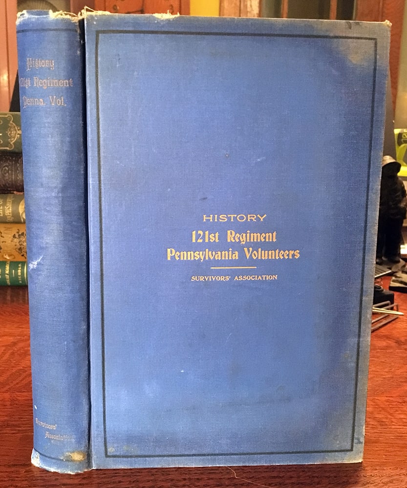 Sgnd/inscribed - Hist. of the 121st Regt. Penn. Vols. (1 of 6)