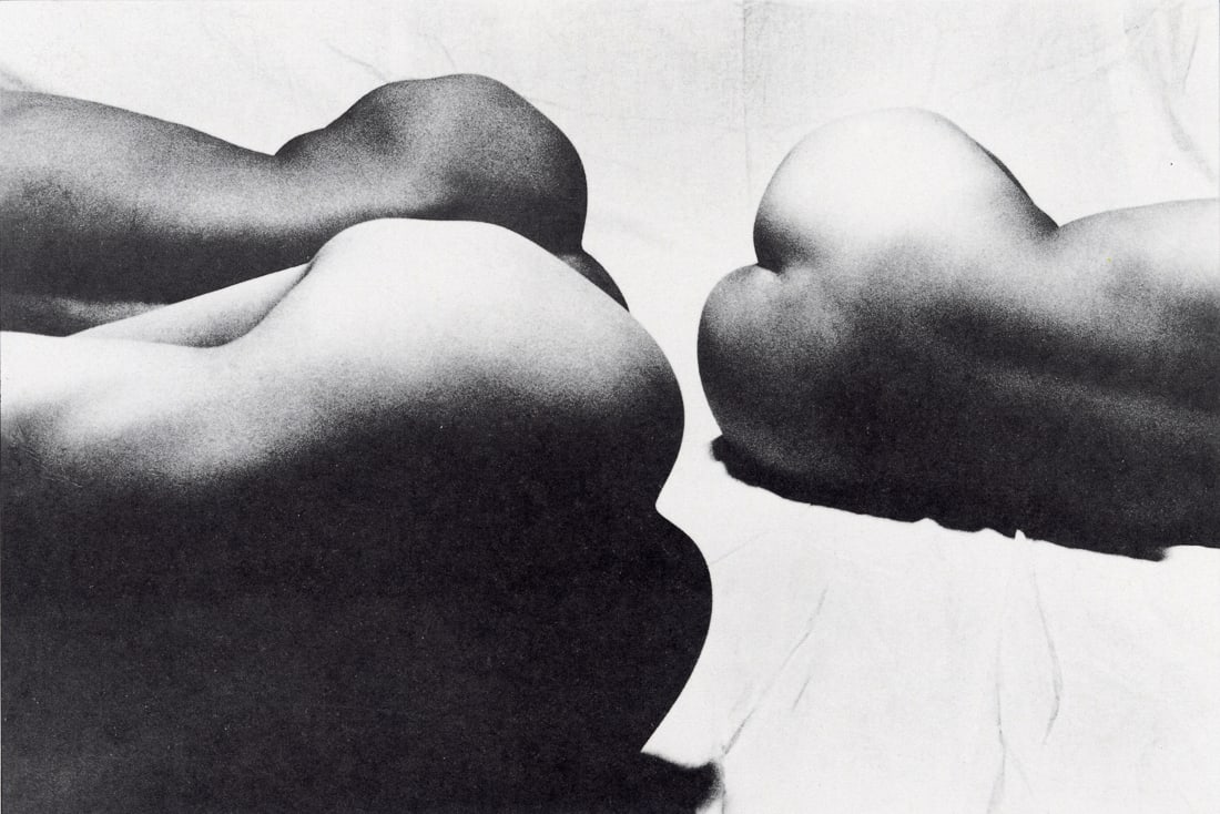 EIKOH HOSOE - Abbraccion No. 61, 1970: Artist: Eikoh Hosoe Title: Abbraccion No. 61, 1970 Medium: Photo Litho, 1983, Italy Dimensions: 7.7x5.15" Description: Heat Wax Mounted on 8.5x11" Conservation Board Artist Bio: Eikoh Hosoe (1933) is