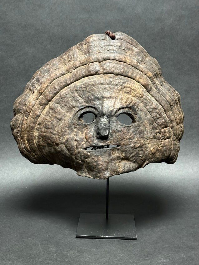 Mushroom "Fog eater" mask - Mushroom - Eastern Nepal (1 of 9)
