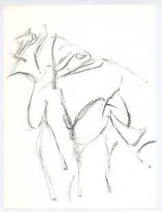 Willem de Kooning lithograph, 1967: Medium: lithograph. From the "In Memory of My Feelings" portfolio, printed in 1967 on Mohawk Superfine Smooth paper in a limited edition of 2500 and published in New York by The Museum of Modern Art.