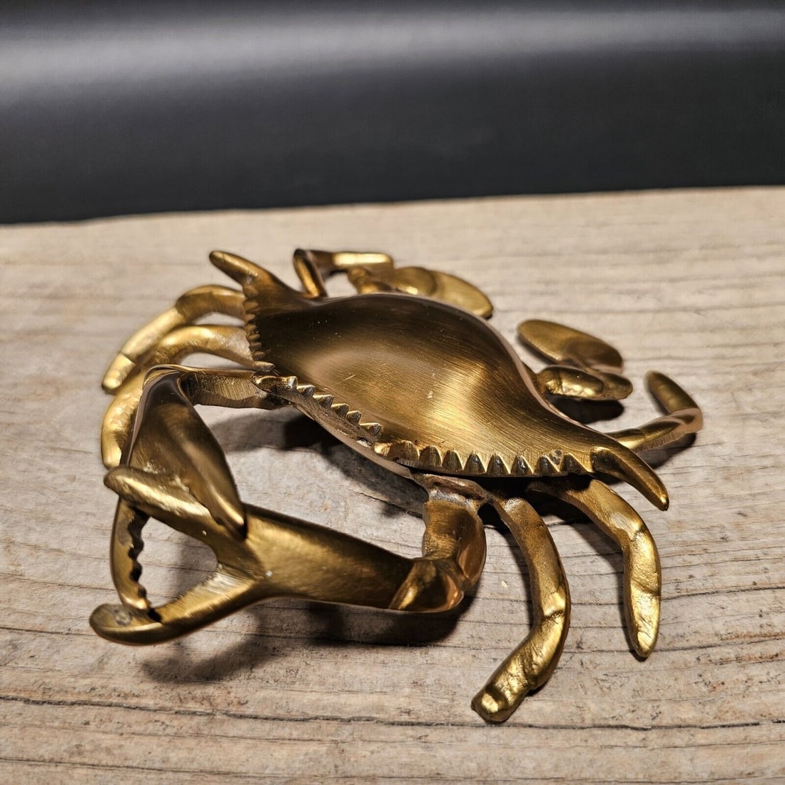 Brass Blue Crab Paperweight Decor (1 of 12)