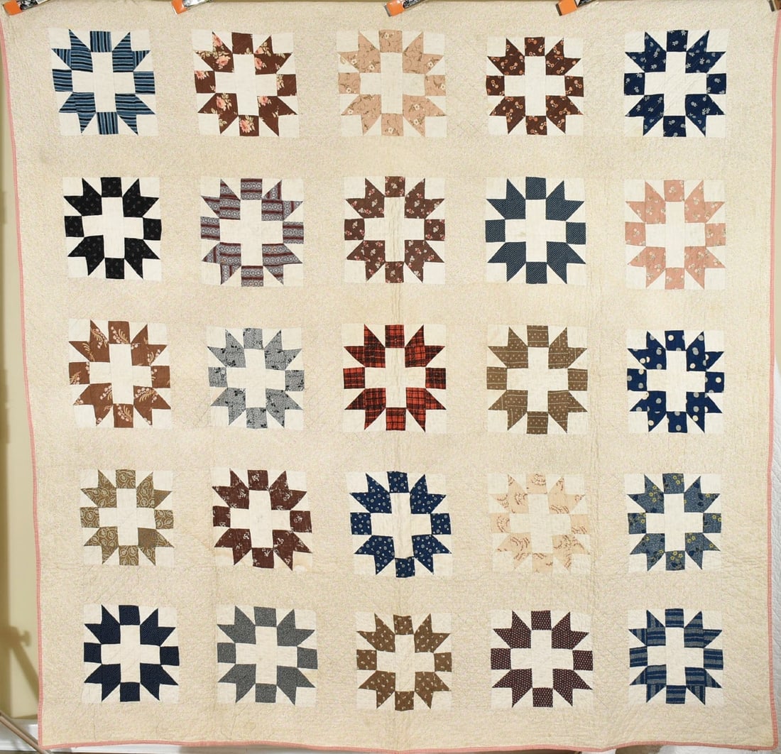 1890's Gleaming Star Quilt (1 of 10)