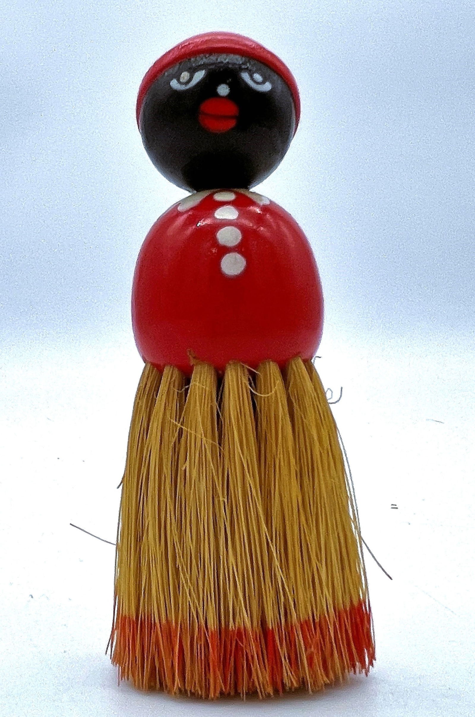 Folk Art Lady in Dress Whisk Broom (1 of 8)