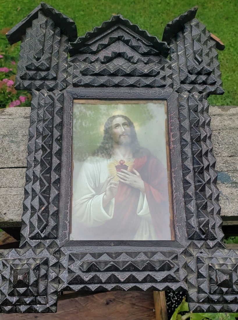 Fantastic Folk tramp Art Frame (1 of 4)