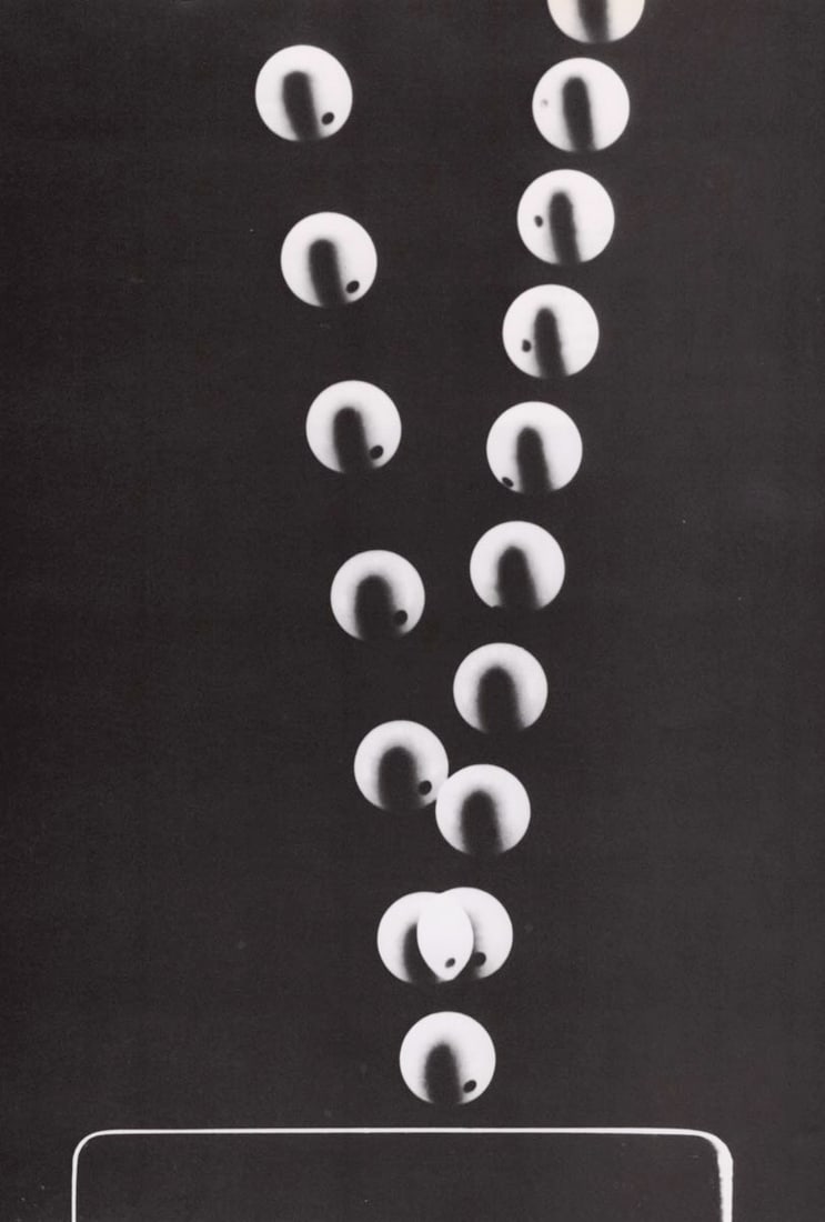 BERENICE ABBOTT- Strobe Photo of a Bouncing ball (1 of 1)