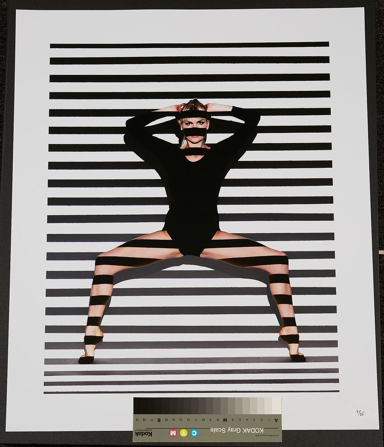 Spiros Politis 1969-: Girl w Blinds Stripes II(2013) 4/25 (1 of 8)