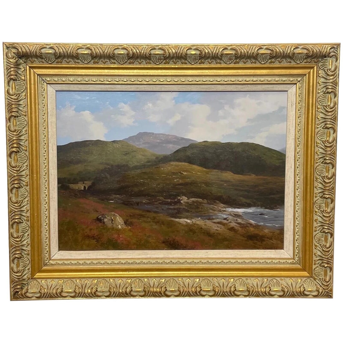 Oil Painting Scottish Highlands Mountain Stream Nr Lochailort By Howard Shingler (1 of 12)