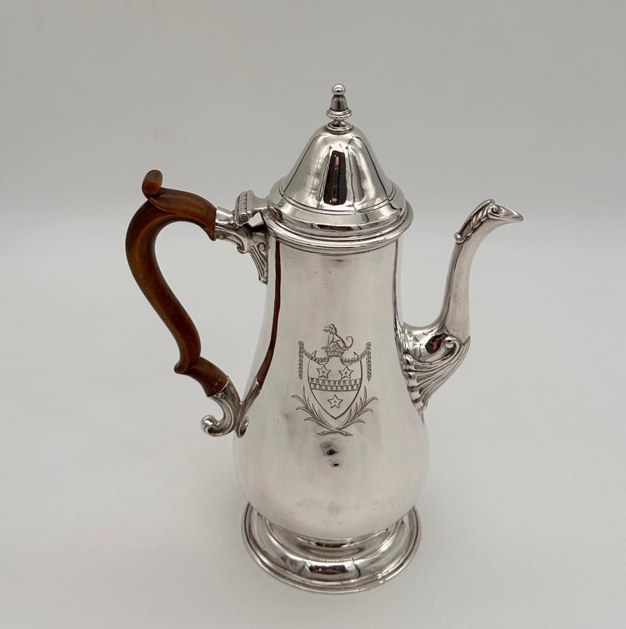 18th Century Antique Silver Coffee Pot Newcastle 1781 John Langlands & John Robertson (1 of 8)