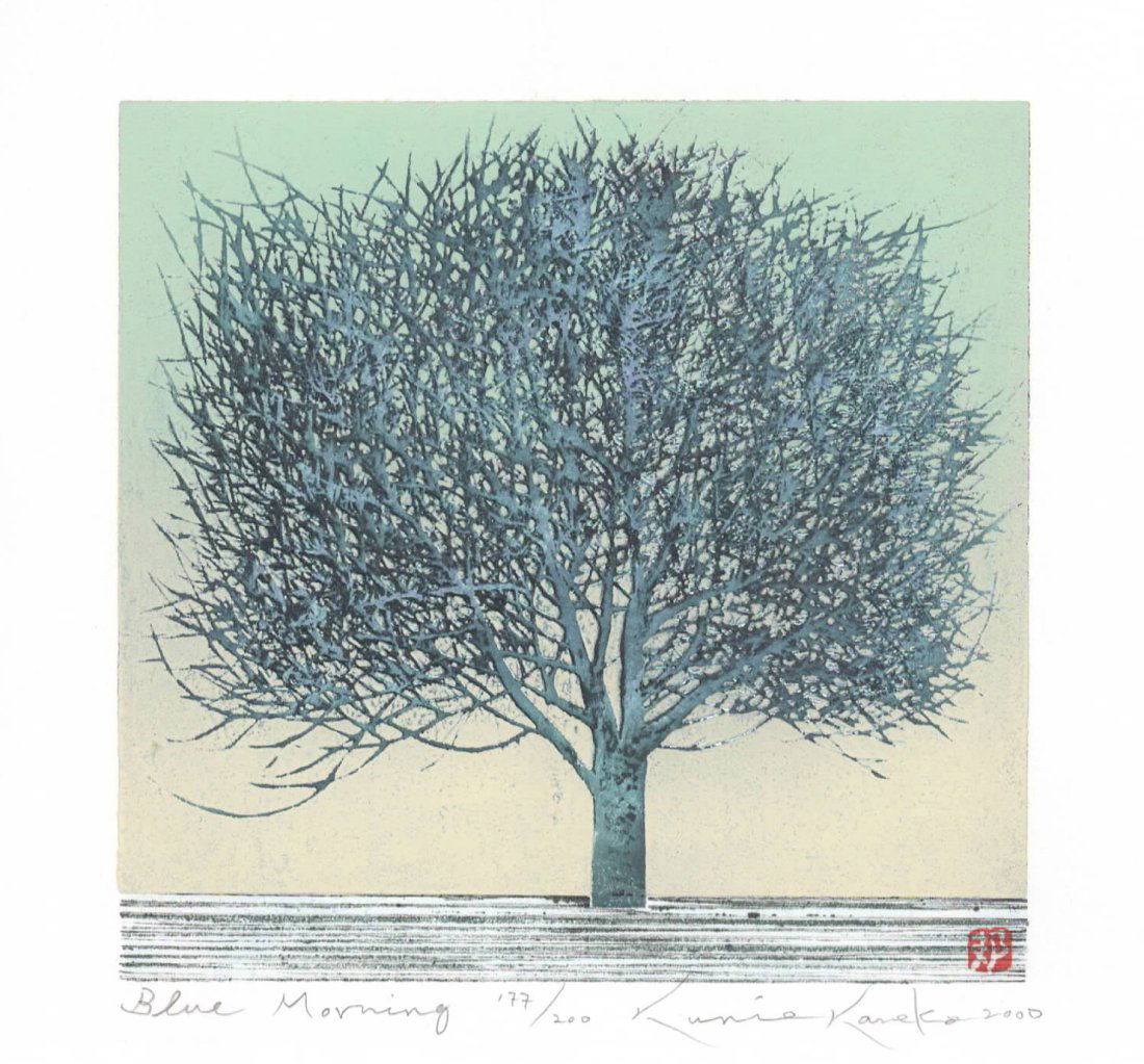 Kunio Kaneko (B. - 1949): Blue Morning (1 of 1)