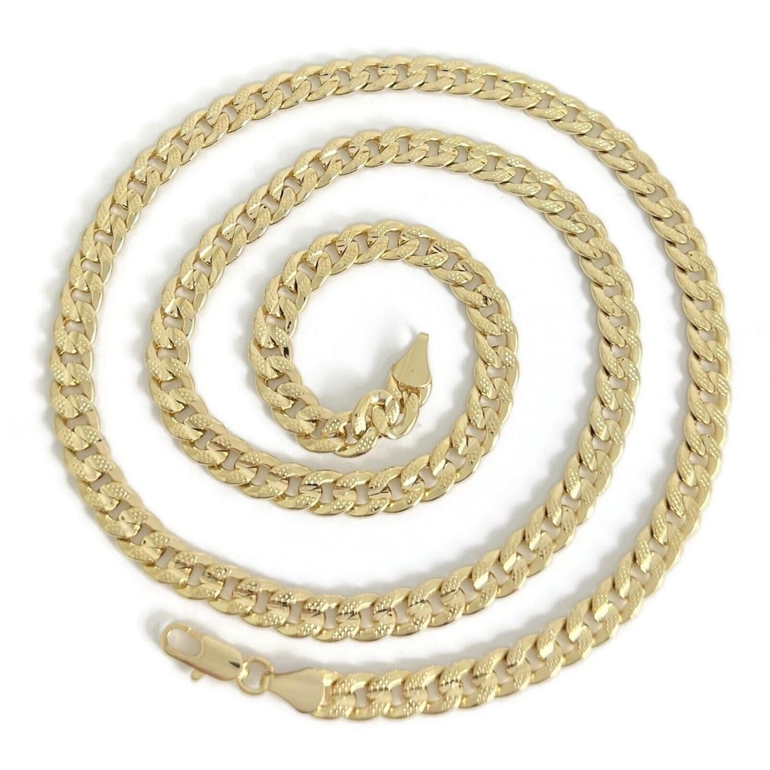 Long Cuban Curb Chain Necklace Yellow Gold-Plated, 24 Inches, 6.2 mm, 33.29 Gram: Long Cuban Curb Chain Necklace Yellow Gold-Plated, 24 Inches, 6.2 mm, 33.29 Gram This is a classic chain necklace. Please let us know if you have any questions. Metal: yellow gold-plated Weight: 33.29