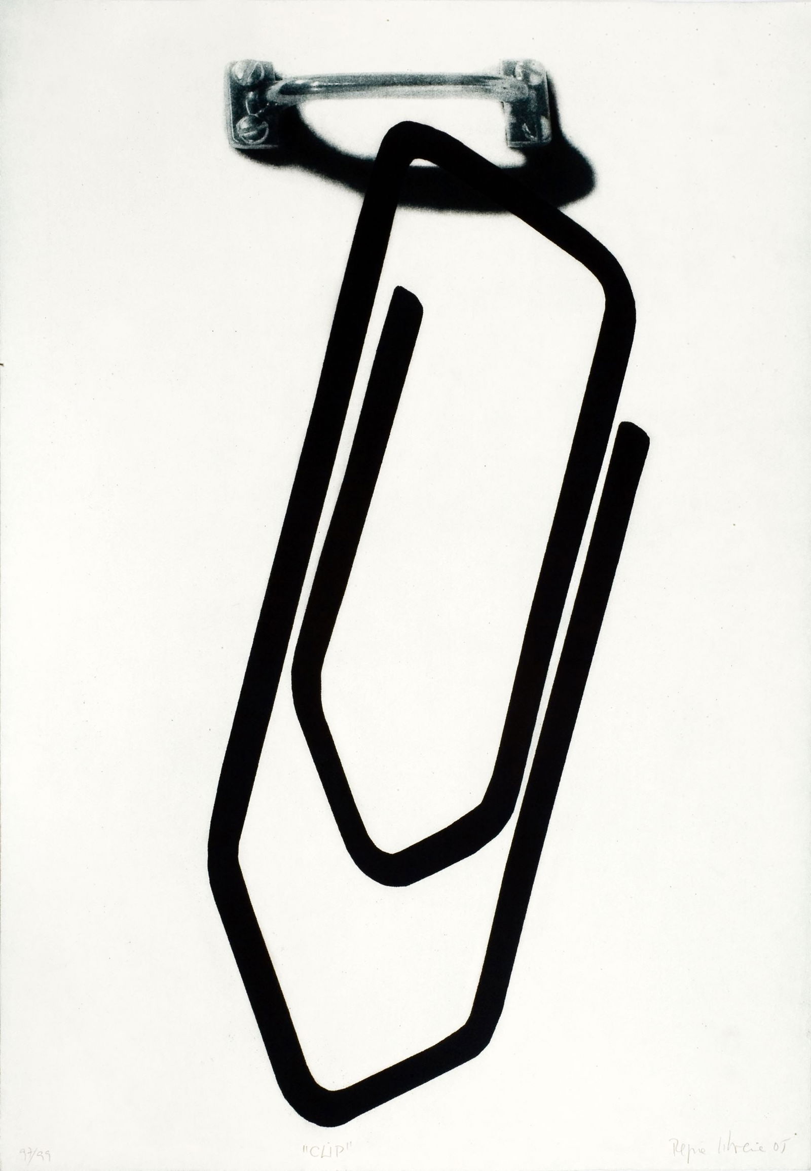 Regina Silveira Brazilian photoengraving 2005, 27.6 x 19.7 in.: Artist: Regina Silveira (Brazil, 1939) Title: Clip from Portfolio "Eclipses" Date: 2005 Medium: photoengraving Dimensions: 27.6 x 19.7 in. (70 x 50 cm.) Reserve: $290.00 Shipping: Domestic: Flat-rate