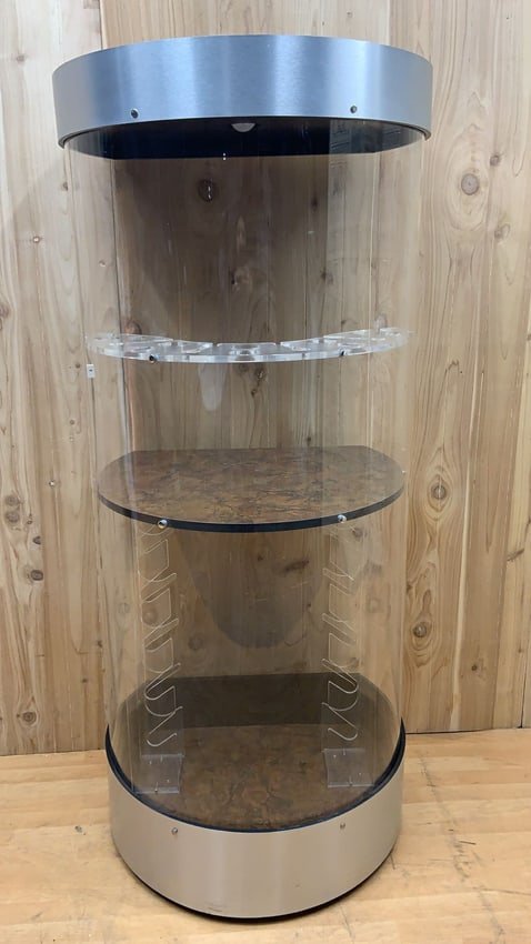 Vintage Modern Space Age Cylindrical Tower Bar (1 of 1)