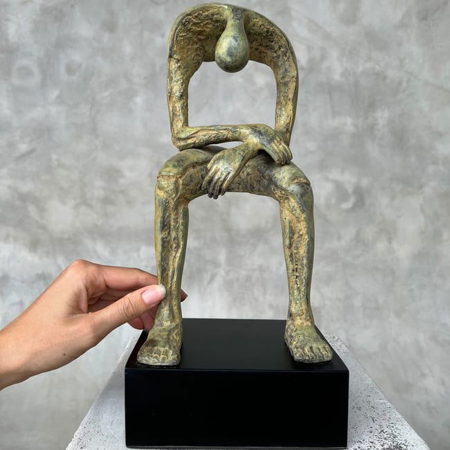 Modern Seated Giant - Abstract Art (1 of 1)