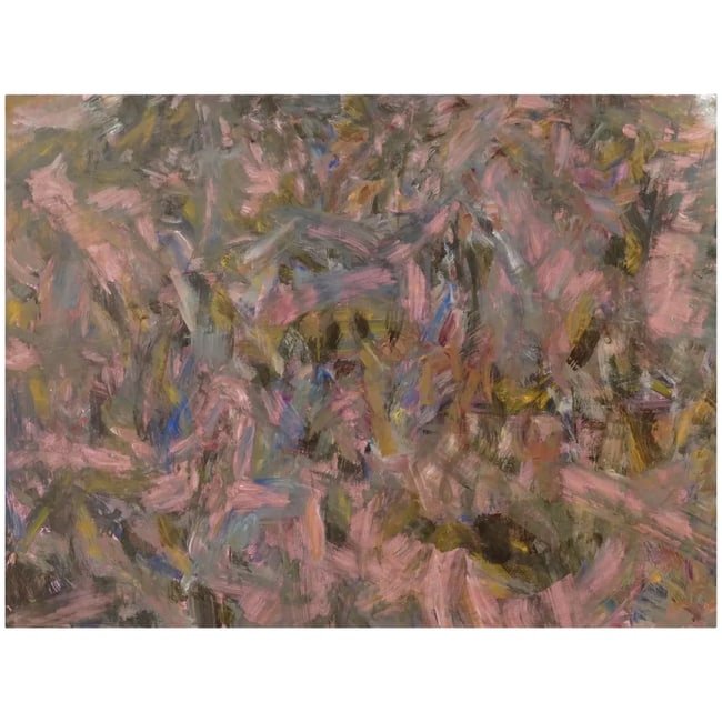 Mid Cen Abstract Oil Painting By Frank Montgomery (1 of 1)