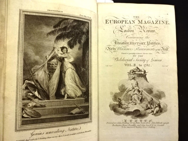 1782 Magazine Revolutionary War Fine Binding (1 of 8)