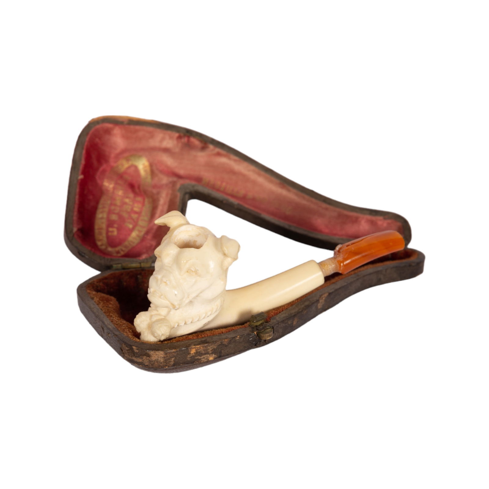 Rare Dog Pipe with Box (1 of 11)