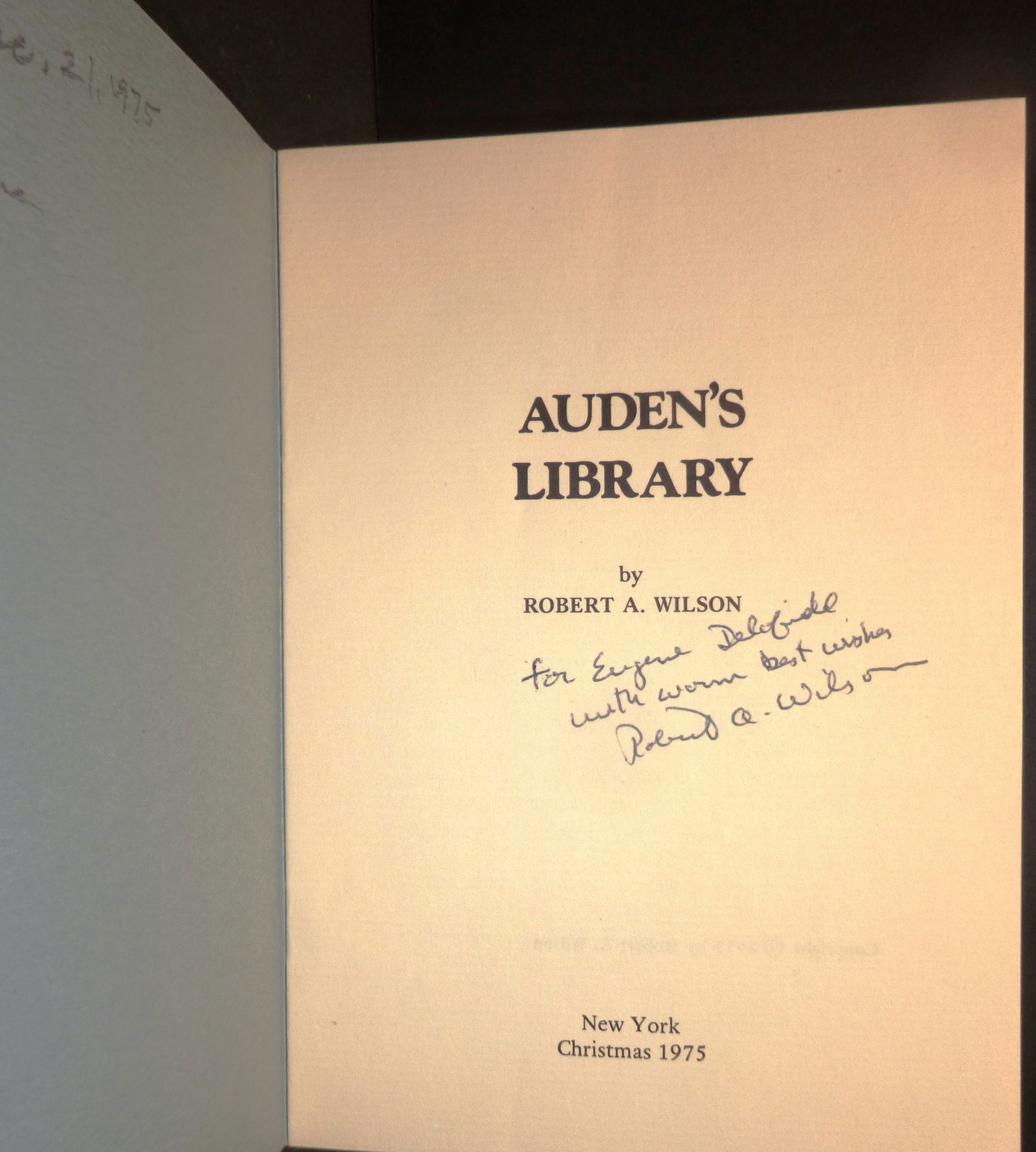Auden's Library (1 of 4)