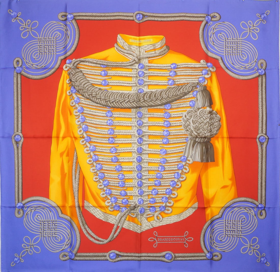 Hermes Scarf/Foulard - Brandebourgs - Excellent condition (1 of 12)