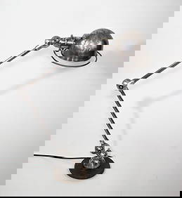 FRENCH INDUSTRIAL MODERNIST TASK LAMP DOMECQ 2 Arms (1 of 4)