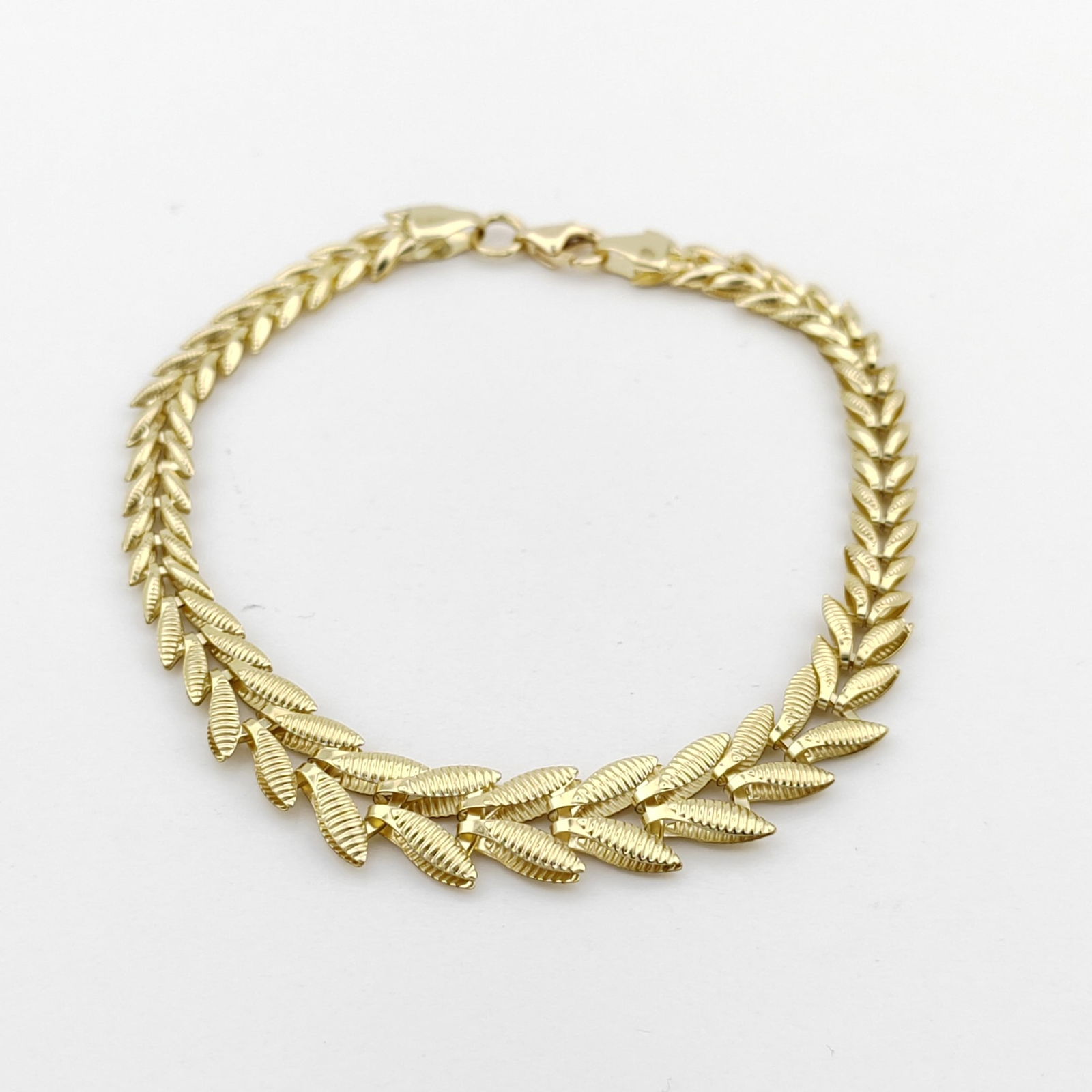 14k 585 Yellow Gold Ladies Bracelet,Women Bracelet (1 of 9)