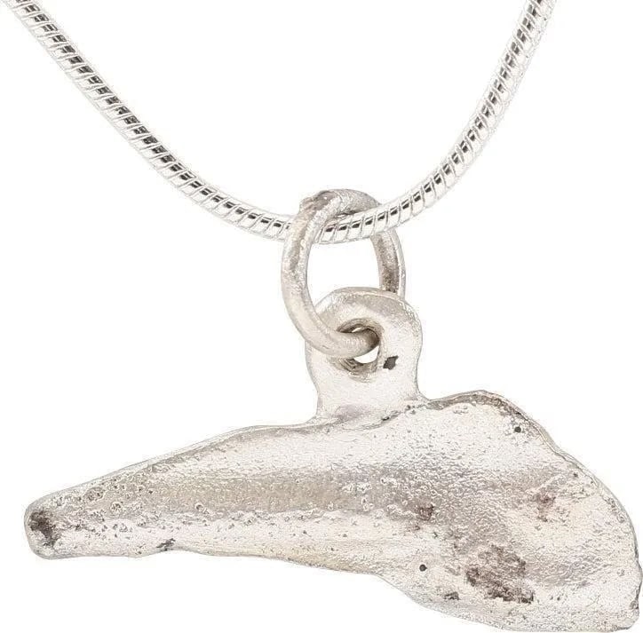 GREEK BRONZE DOLPHIN "COIN" NECKLACE 5TH-4TH CENTURY BC (1 of 4)