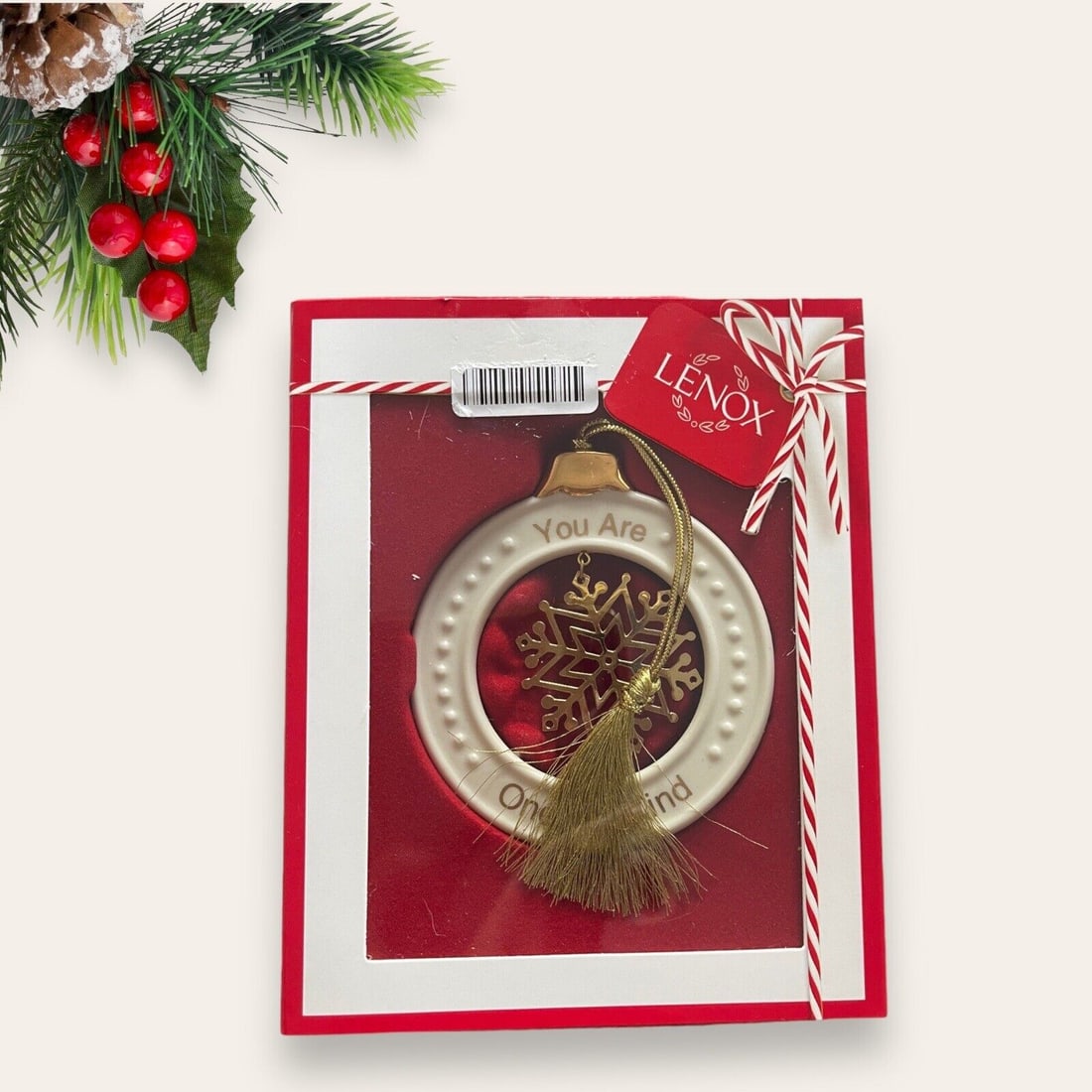 Vintage Lenox Ornament You Are One Of A Kind Christmas (1 of 4)