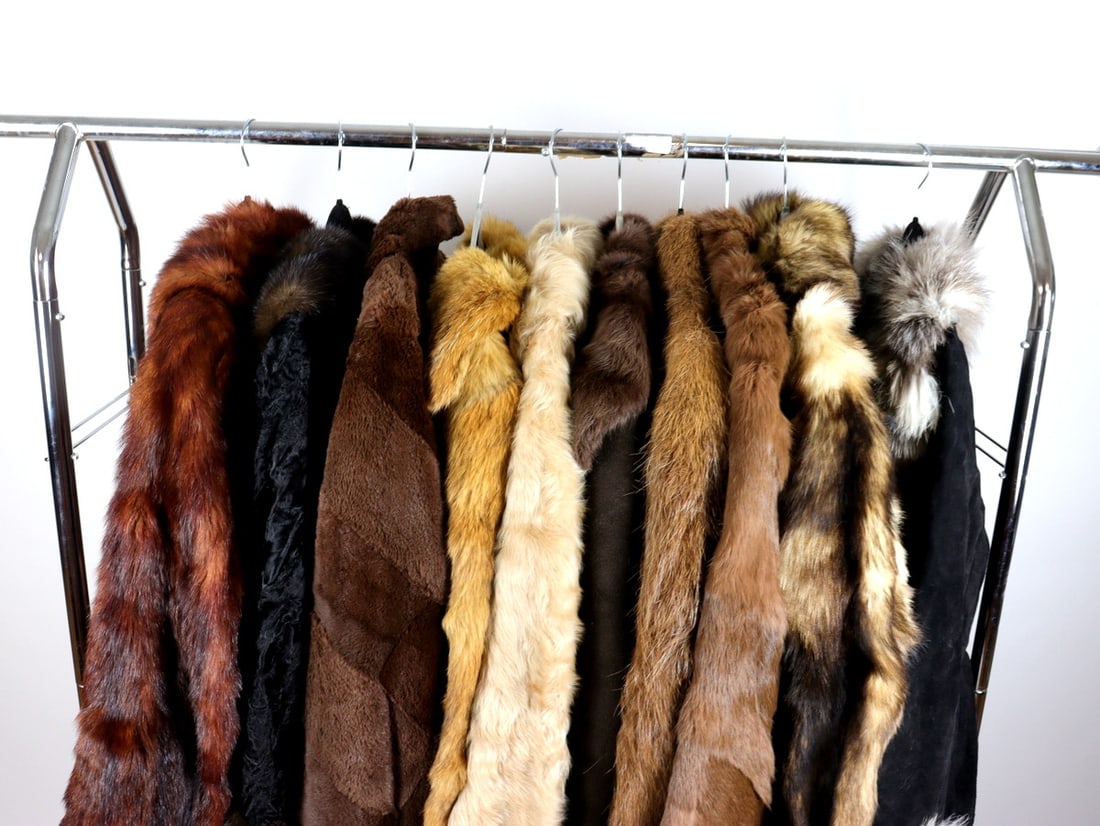 COLLECTION LOT OF 10 REAL FUR COATS/JACKETS (1 of 12)