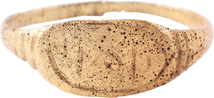 MEDIEVAL MYSTICAL RING 5-8TH CENT AD. (1 of 5)