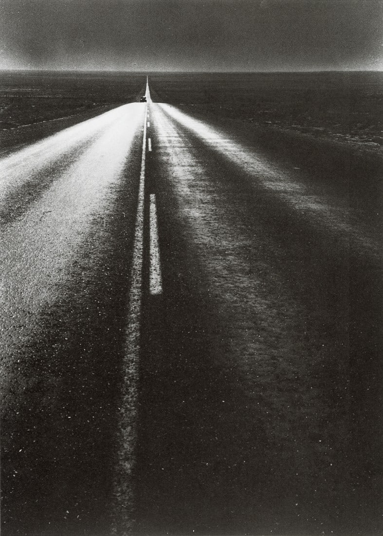 ROBERT FRANK - US #285, New Mexico, 1956: Artist: Robert Frank Title: US #285, New Mexico, 1956 Medium: Photo Litho, 1987, Japan Dimensions: 6.25x8.75" Description: Heat Wax Mounted on 8.5x11" Conservation Board Artist Bio: Robert Frank (1924