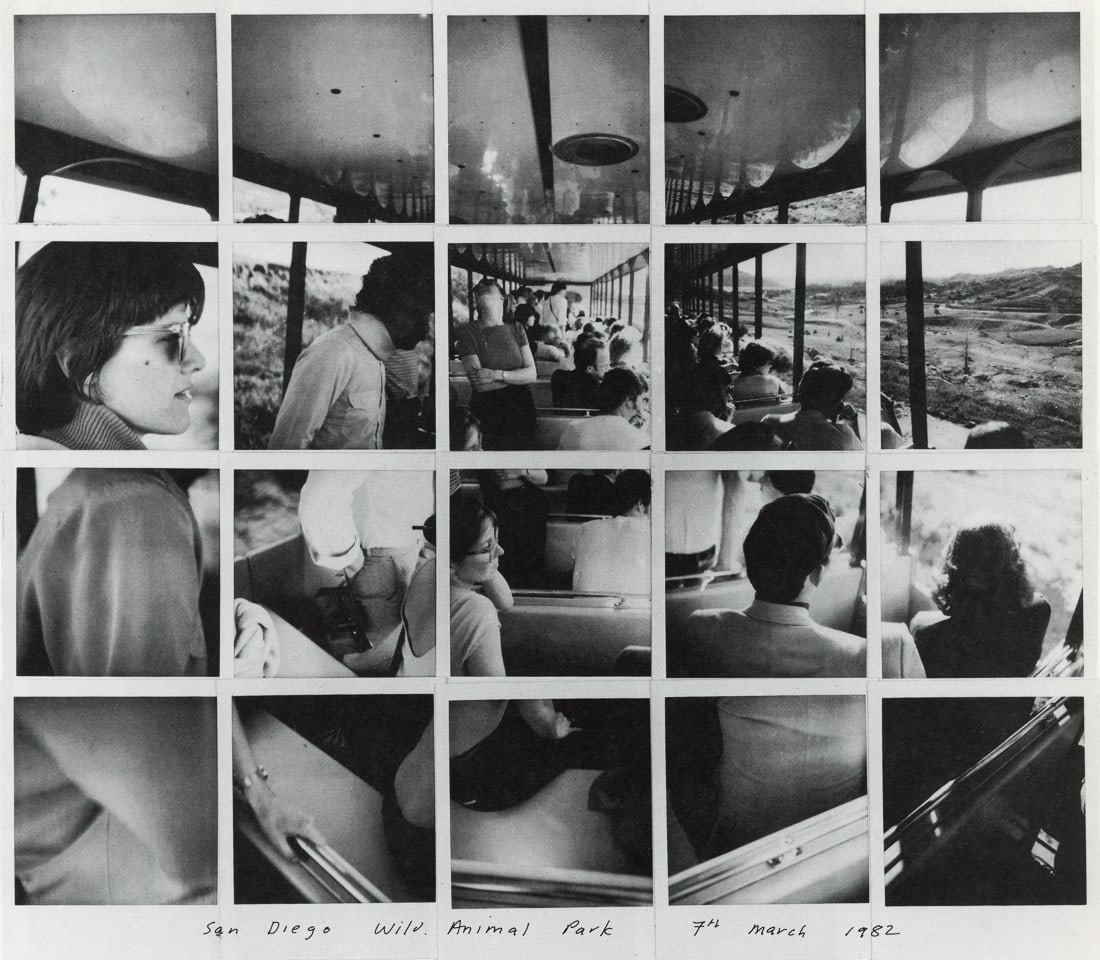 DAVID HOCKNEY - San Diego Wild Animal Park, 1982: Artist: David Hockney Title: San Diego Wild Animal Park, 7th March, 1982 Medium: Photo Litho, 1984, Italy Dimensions: 10.35x9" Description: Heat Wax Mounted on 12x16" Conservation Board Artist Bio: Da