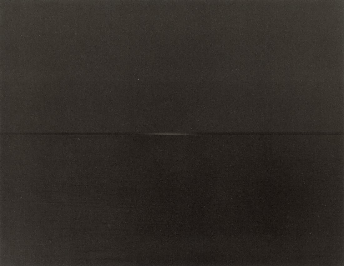 HIROSHI SUGIMOTO - Lake Superior, Cascade River 1995: Artist: Hiroshi Sugimoto Title: Lake Superior, Cascade River, 1995 Medium: Photo Litho, 2005, Germany Dimensions: 8.45x6.55" Description: Heat Wax Mounted on 8.5x11" Conservation Board Artist Bio: Hir