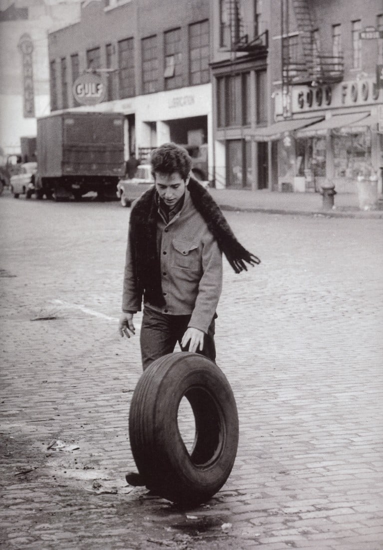 JIM MARSHALL - Bob Dylan, 1963: Artist: Jim Marshall Title: Bob Dylan, 1963 Medium: Photo Litho, 2009, China Dimensions: 6.95x9.95" Description: Heat Wax Mounted on 11x14" Conservation Board Artist Bio: James Joseph Marshall (1936 -