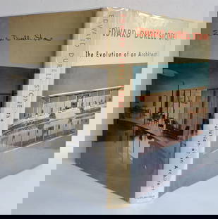 1962 EDWARD DURELL STONE THE EVOLUTION OF AN ARCHITECT illustrated VINTAGE: EDWARD DURELL STONE THE EVOLUTION OF AN ARCHITECT New York; 1962 Size 8 1/4 by 10 1/4" Hard bound with dust jacket Very good condition, minor wear of binding 288 pages, illustrated b/w Text in English