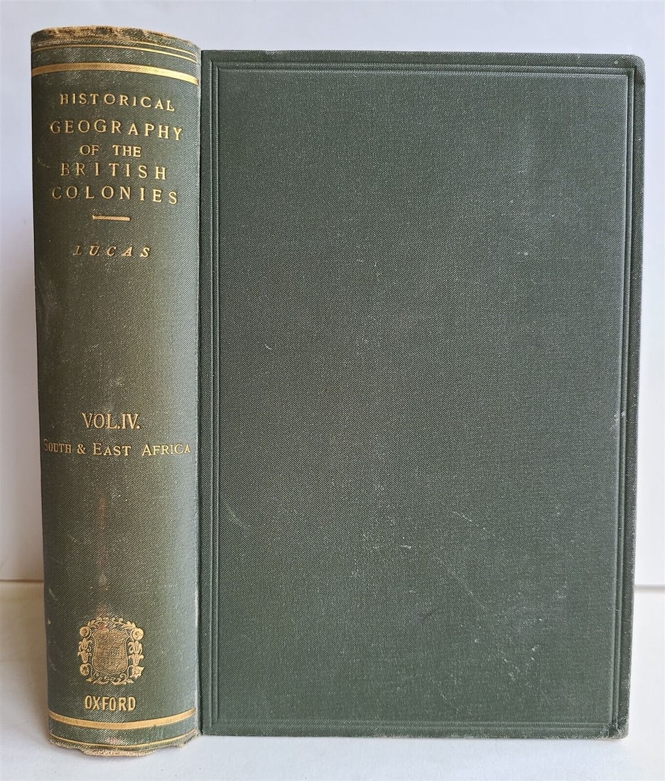 1897 HISTORICAL GEOGRAPHY of BRITISH COLONIES - AFRICA w/ MAPS V.4 antique (1 of 12)