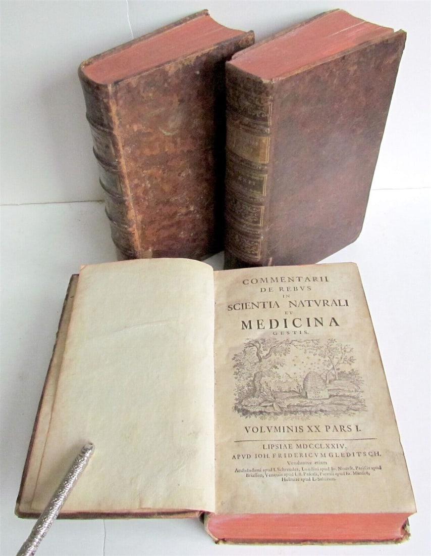1774-79 MEDICAL & NATURAL SCIENCE antique Rebus in Scientia Naturali et Medicina (1 of 6)