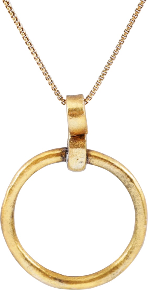 CELTIC PROSPERITY RING NECKLACE, C.300-100 BC (1 of 3)