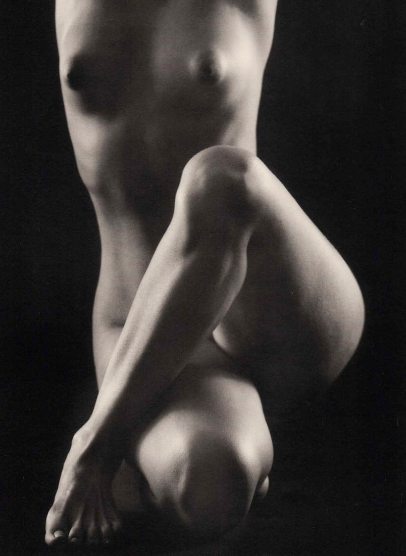 RUTH BERNHARD - Crossover, 1969: Artist: RUTH BERNHARD Print Title: Crossover, 1969 Medium: Duotone Photoengraving Printed in USA in 1990’s Image Size approx: 8 x 6” Ruth Bernhard (1905 – 2006), was a legendary San 