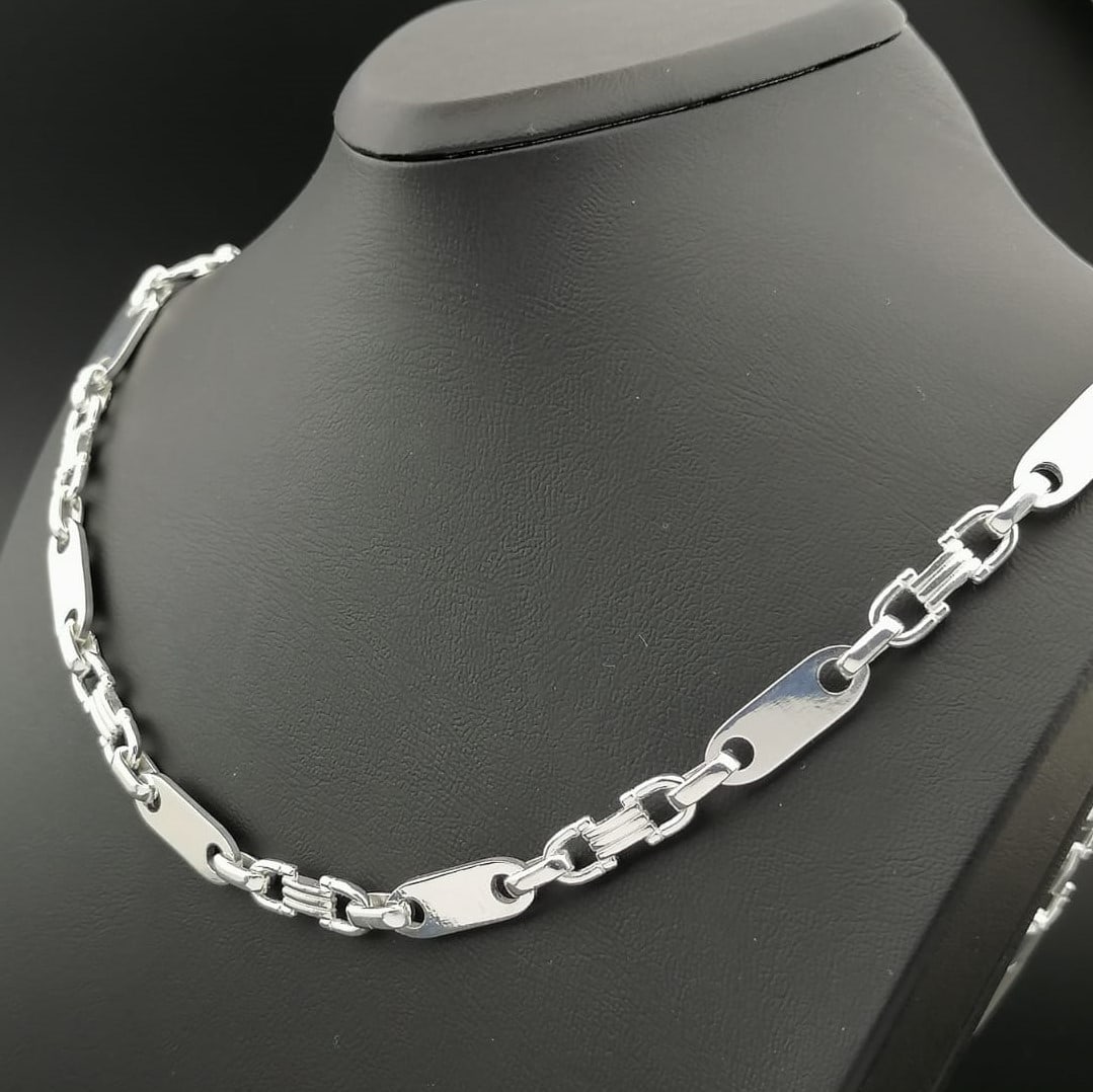 925 Silver Valter Link Chain,Men's Necklace (1 of 7)