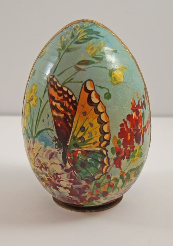 German Paper Mache Easter Egg Candy Container #4 (1 of 8)