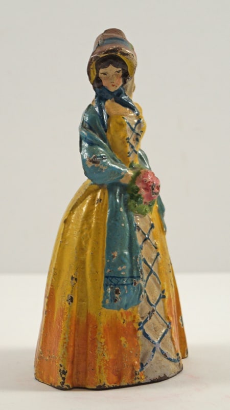Antique Southern Belle Lady Cast Iron Doorstop (1 of 6)